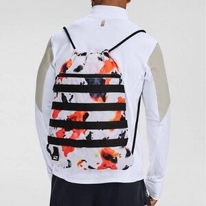 Under Armour Abstract Print Backpack with Black Accents